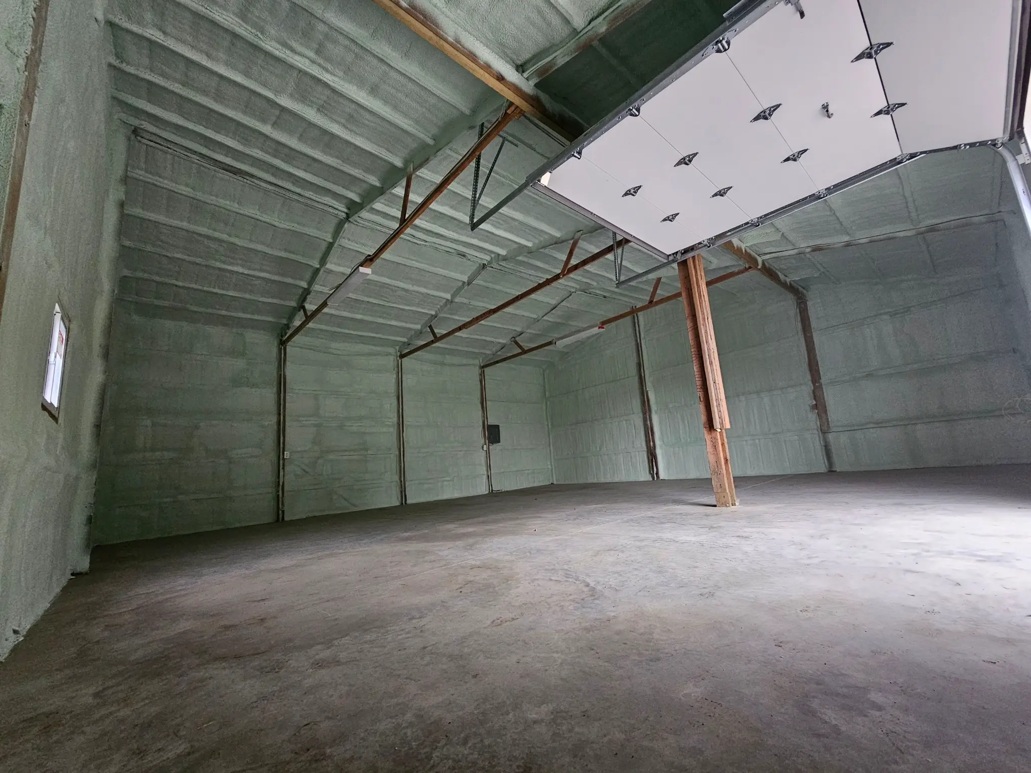 Green Factor metal building spray foam project 4